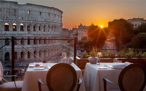 best restaurants in rome with a view of the colosseum